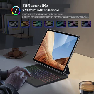 คีย์บอร์ด แม่เหล็กลอยสําหรับ iPad mini 6 7 11th A16 10gen 10.9 Air 8 7 6 5 4 Pro 12.9 11 M4 M5 Air 13" Magnetic Keyboard