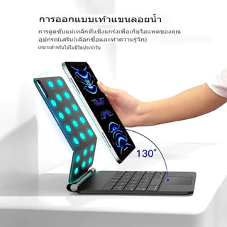 คีย์บอร์ด แม่เหล็กลอยสําหรับ iPad mini 6 7 11th A16 10gen 10.9 Air 8 7 6 5 4 Pro 12.9 11 M4 M5 Air 13" Magnetic Keyboard