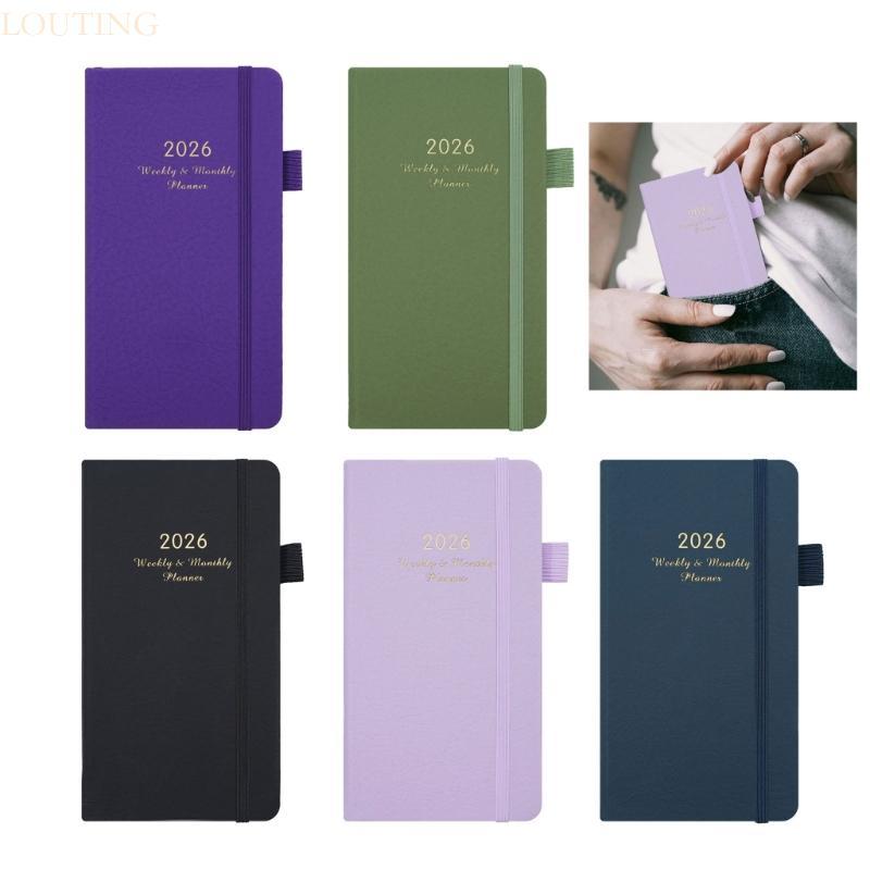 LOUTING 2026 Schedule Notebook Weekly Daily Planner นักวิชาการสําหรับโรงเรียน