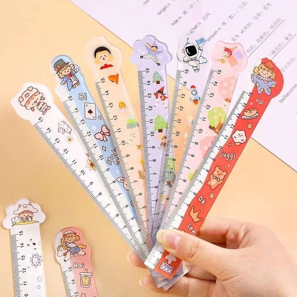 KBR THICK CHARACTER RULER WITH CUTE MOTIF S103