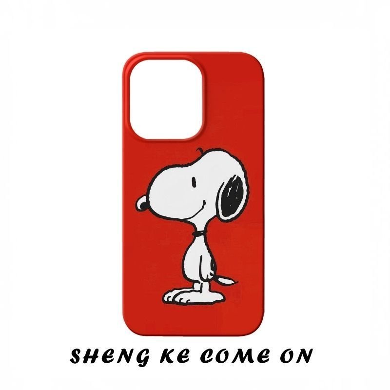 Snoopy QJYS เคสโทรศัพท์เหมาะสําหรับ IPhone 14 15 16 PLUS X XS XR XSMAX 11 17 16 15 14 13 ProMax 12 P