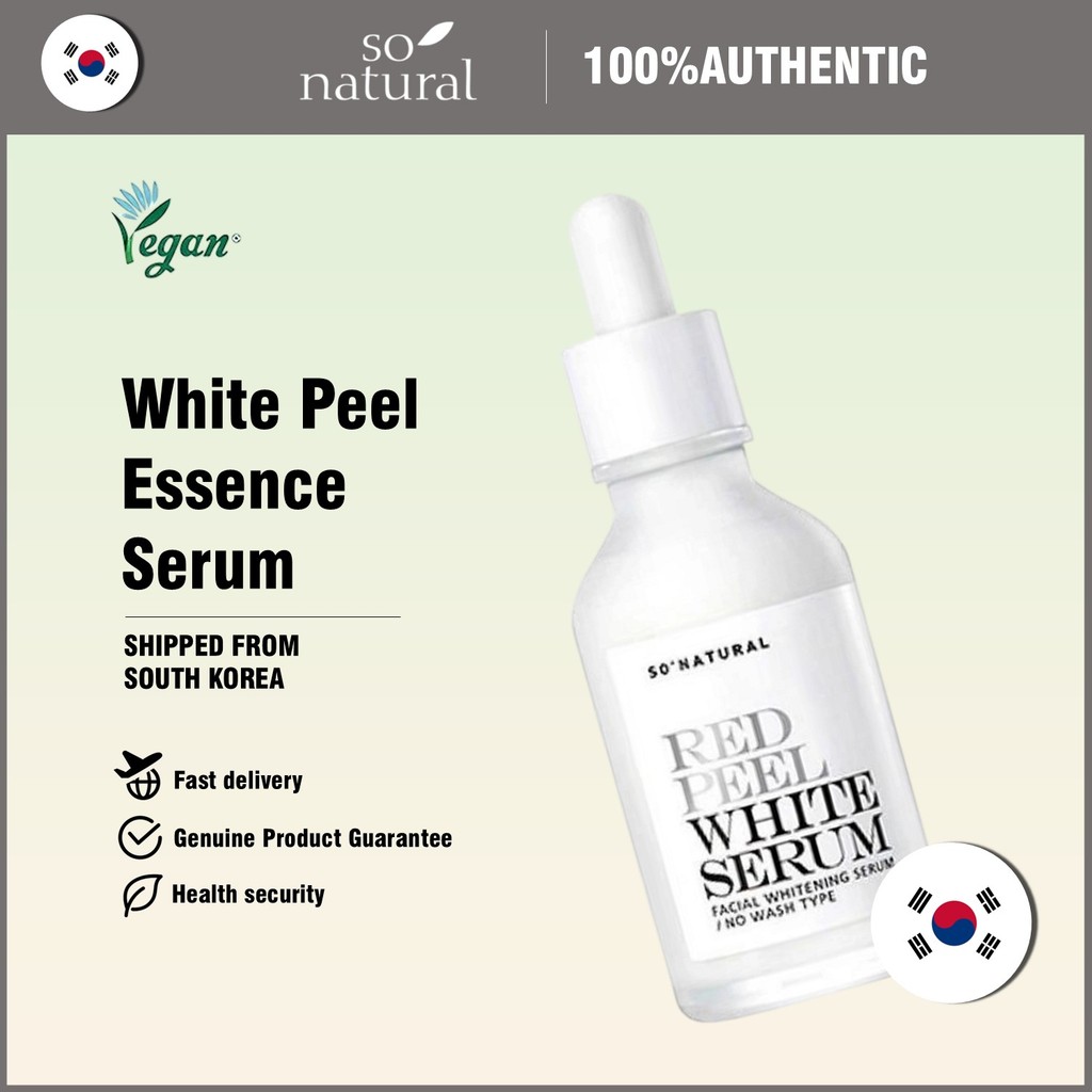 [So Natural] White Peel Essence Serum - 35ml