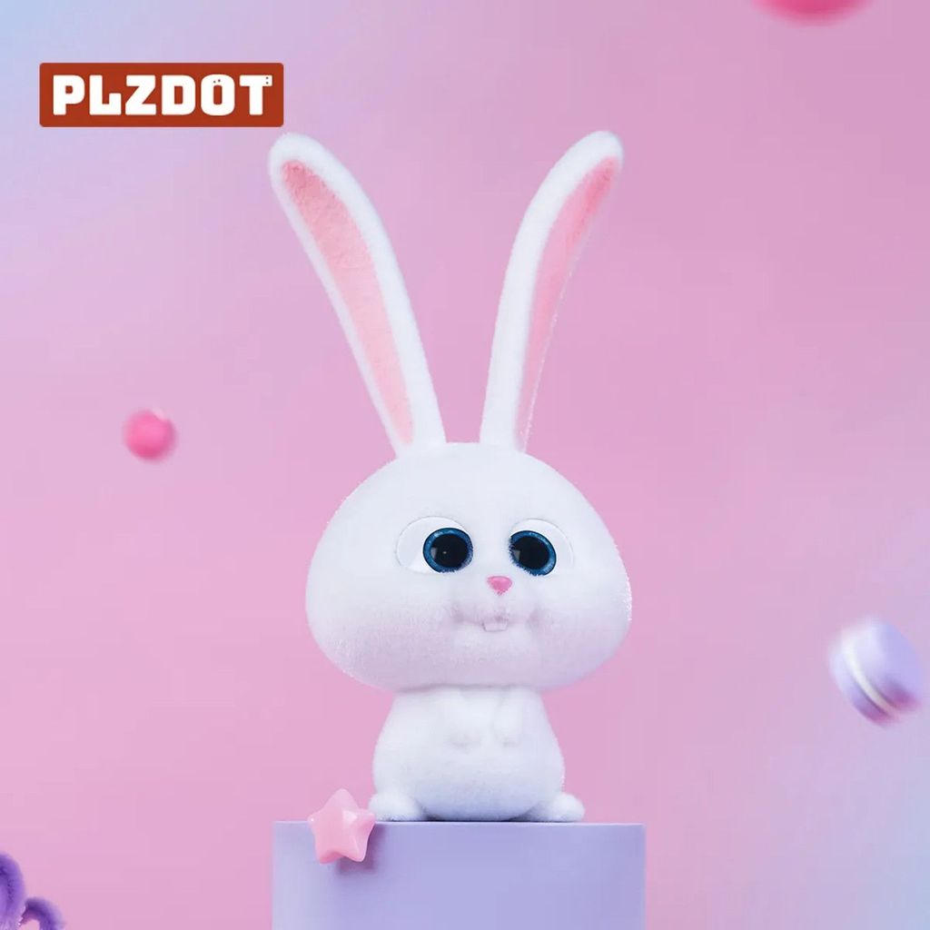 ของแท้ plzdot Love Pet Big Secret Xiaobais Life Series Mystery Box Flocking Doll Decorative Cute Gift - รูปที่ 2