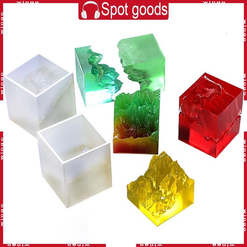 WIN Micro Mountain Landscape จําลองเรซินแม่พิมพ์ 3D Mountain สําหรับ Peak Mould