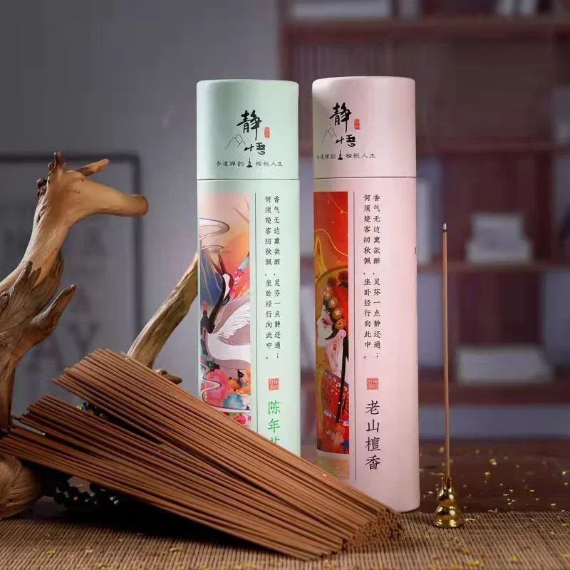 400pcs Natural Sandalwood Sticks Home Incense Sticks Blessing Ceremony Pray Buddha Incense Wormwood 
