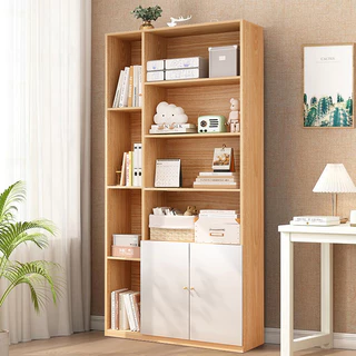 ตู้หนังสือ ชั้นวางหนังสือ ทันสมัย รับน้ำหนักได้เยอะ ตู้โชว์ ตู้หนังสือมินิมอล ตกแต่งห้องนั่งเล่น ตู้โชว์ของเก็บของในบ้าน