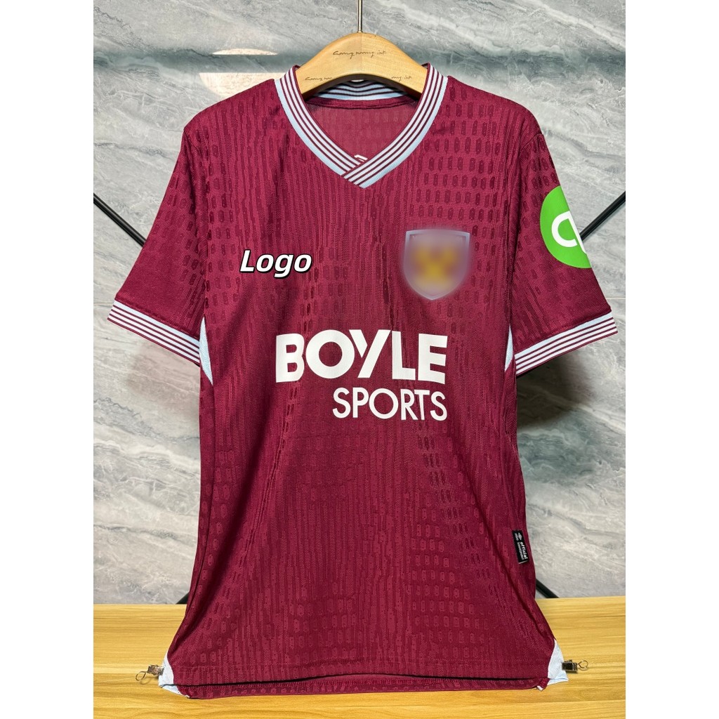 เสื้อฟุตบอลทีมเวสต์แฮมปี 2025/26 สำหรับผู้ชาย แขนสั้น หมายเลข 10 L.PAQUETA