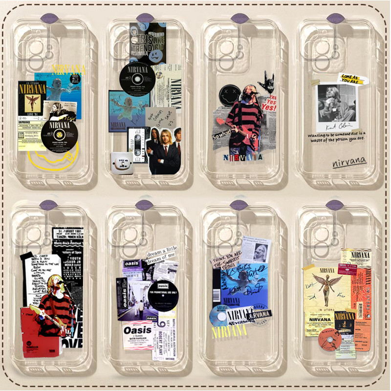 NIRVANA kurt cobiain Grunge Band Oasis สําหรับ VIVO Y16 V20 V25 5G V27 Pro V27E Y100 V23 Y76 Y35 V21