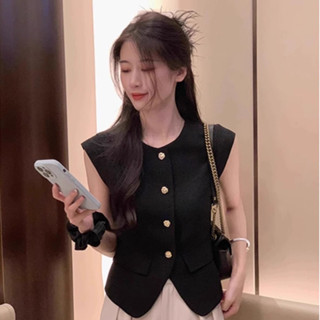 เสื้อกล้ามแขนกุดผู้หญิงที่มีกลิ่นหอมขนาดเล็กสไตล์ฤดูร้อนใหม่…