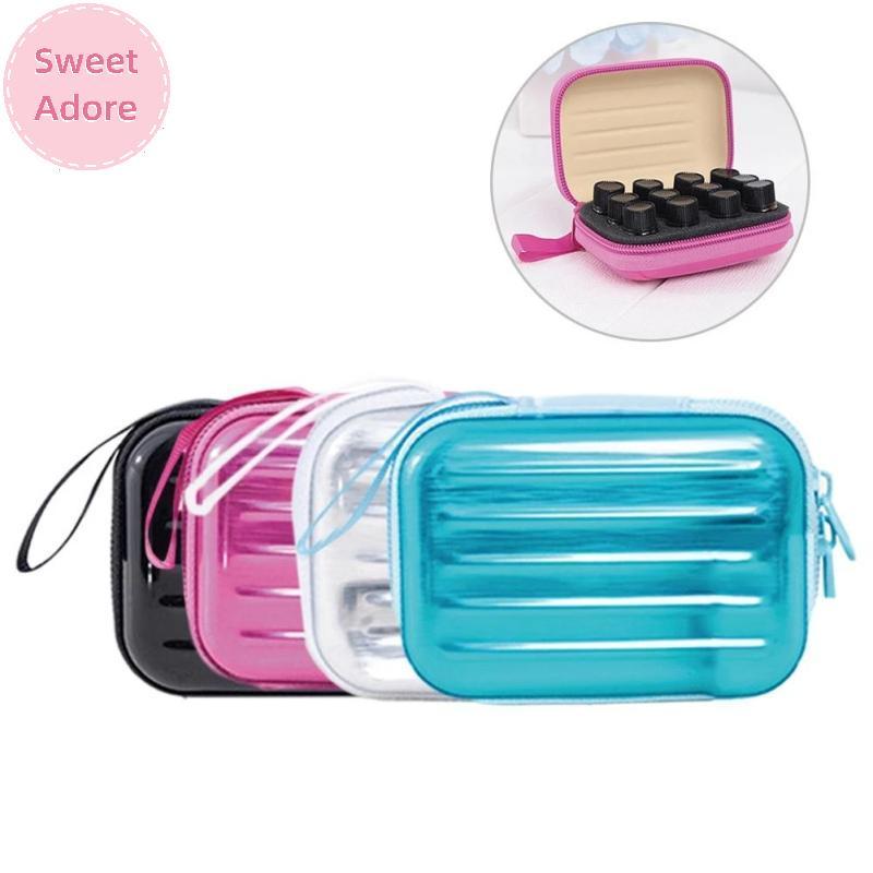 SweetAdore 12 ช่องขวดสําหรับ 1-3ML Rollers Oils Storage Organizer กล่อง TH