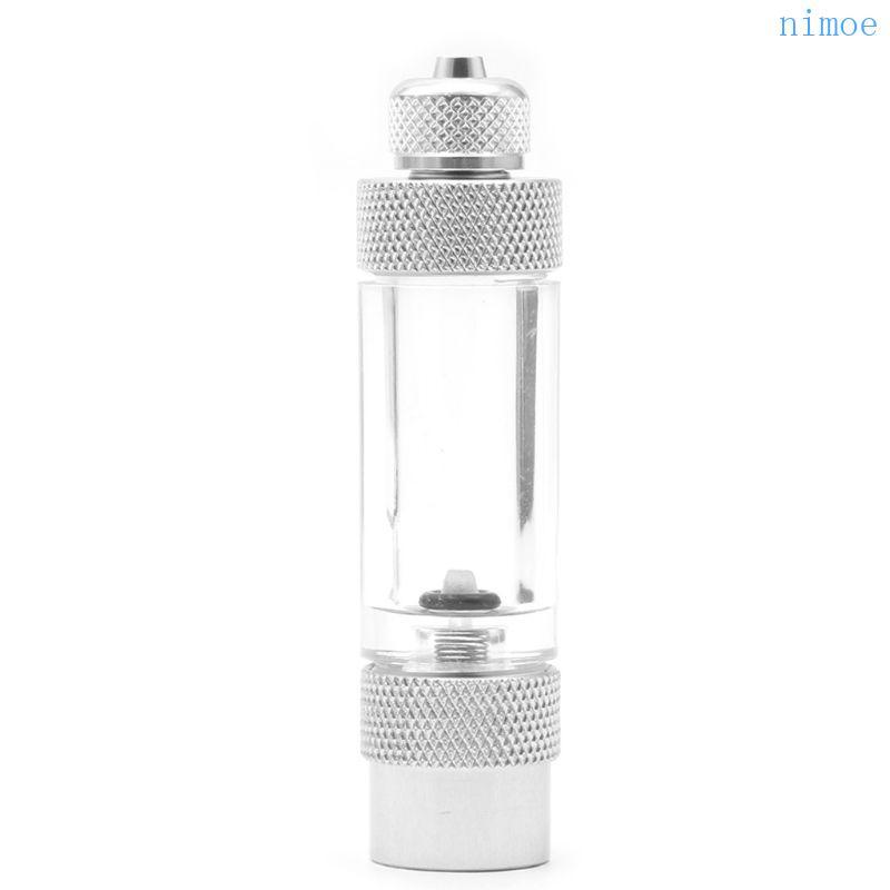 Nio อลูมิเนียมอัลลอยด์ CO2 Bubble Counter Mini ขนาดสําหรับปลูก Aquariums Regulator