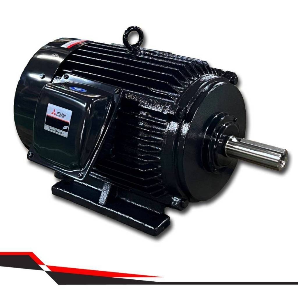🔥ส่งเร็ว ถูกสุด🔥 MITSUBISHI มอเตอร์ไฟฟ้า รุ่น SF-Q ขนาด 15HP ไฟHT ไฟต่ำ 6P 220/380V IP55 3 สาย มอเตอ