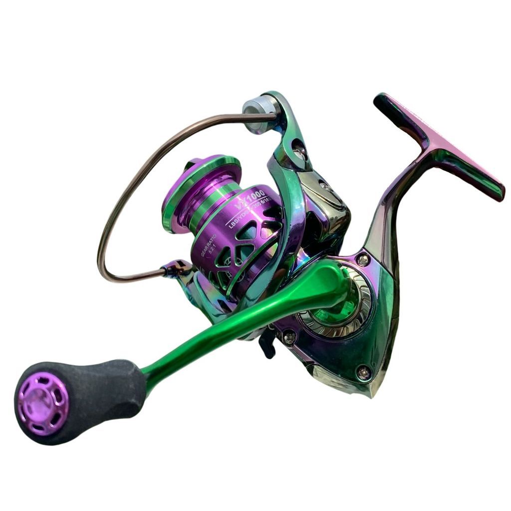 รอกสปินนิ่ง รุ่น VX 1000/2000/3000 เหล็ก Spool พร้อม Gear Ratio 5.2:1