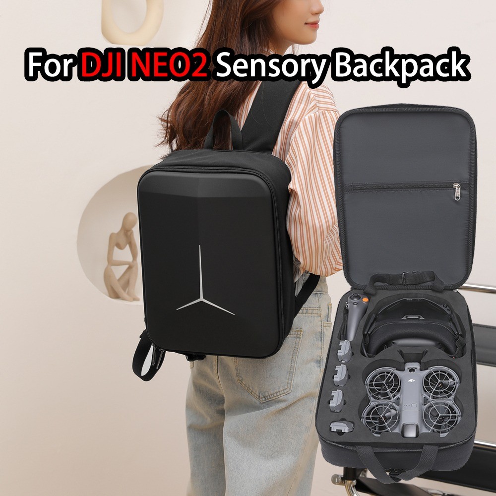 สําหรับ DJI NEO2 Sensory กระเป๋าเก็บแว่นตา N3 ชุดบินกระเป๋าเก็บกระเป๋าเป้สะพายหลัง Hard Shell Neo2 กระเป๋าเป้สะพายหลัง