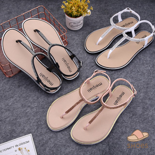 CD HOME รองเท้าแตะ รองเท้าเเตะรัดส้น รองเท้าแตะผู้หญิง ประดั…