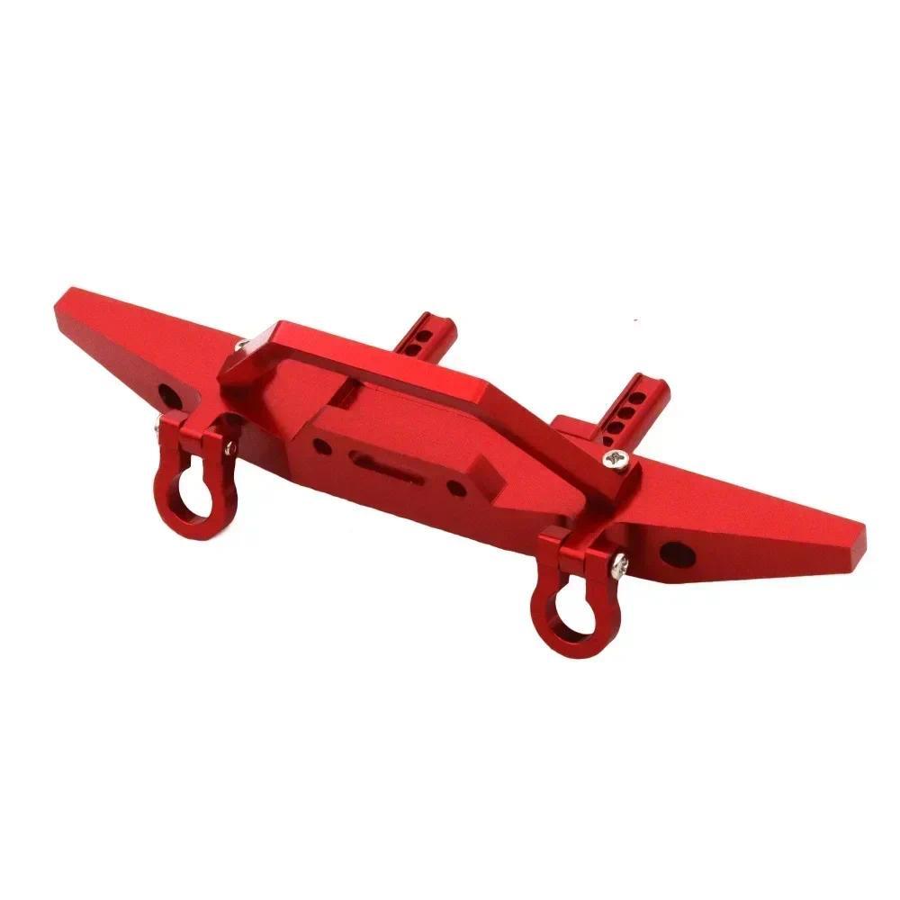 MN128 MN 128 โลหะด้านหน้าและด้านหลังกันชนพร้อมตะขอพ่วง 1/10 RC Crawler รถอะไหล่อัพเกรดอุปกรณ์เสริม