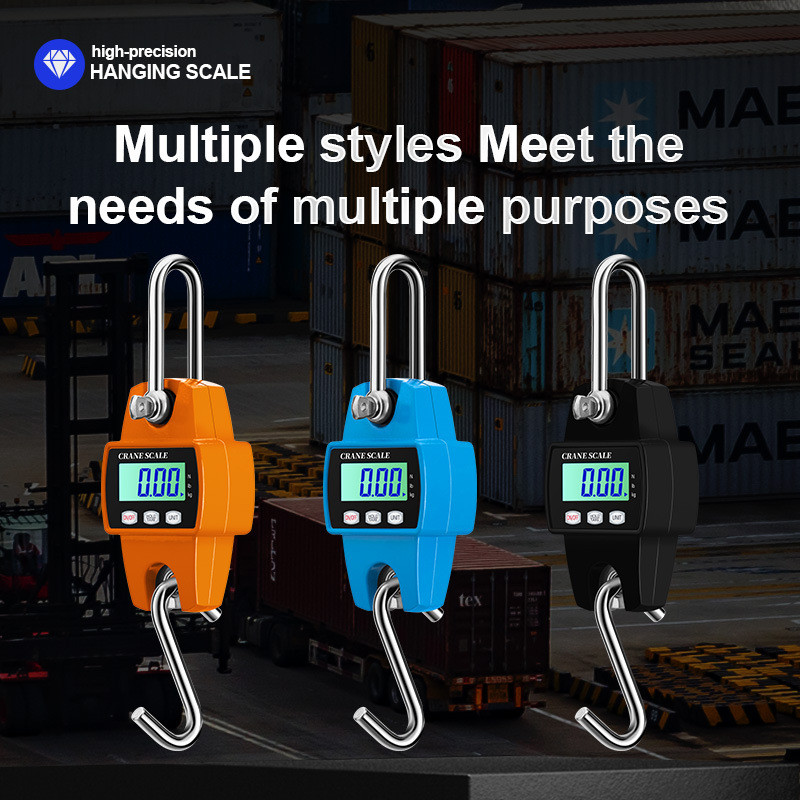 Electronic Crane Scale 300kg Electronic Scale Hook Scale Driving Scale Portable Mini Portable Scale 