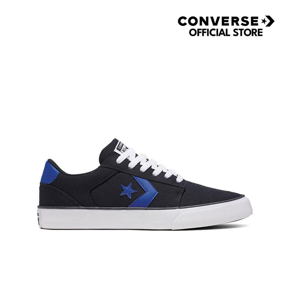 CONVERSE รองเท้า CONVERSE BELMONT COURT WORN OX BLACK/BLUE ผู้ชาย A07507CM_U4BKBL