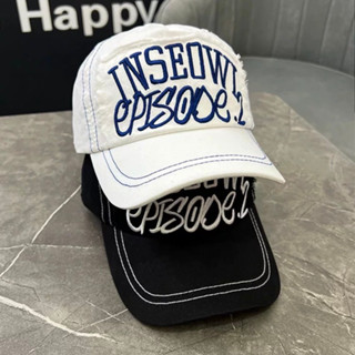 Miss_J พร้อมส่งจากกทม🎀หมวกเบสบอลหมวกปักจดหมายหมวกลำลองย้อนยุ…