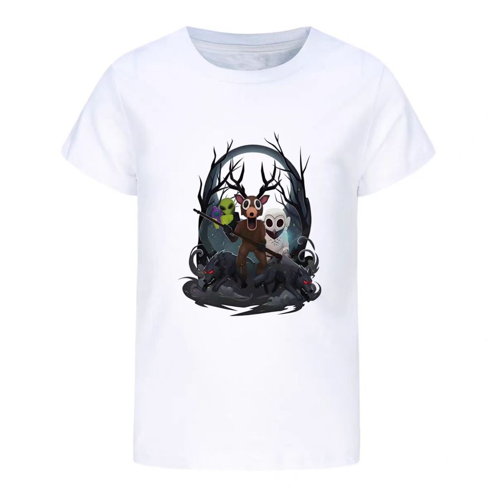 ROBLOX 99 NIGHT IN THE FOREST VIRAL เสื้อยืดเด็ก - ROBLOX 99 NIGHTS IN FOREST COOLcotton100% เสื้อผ้