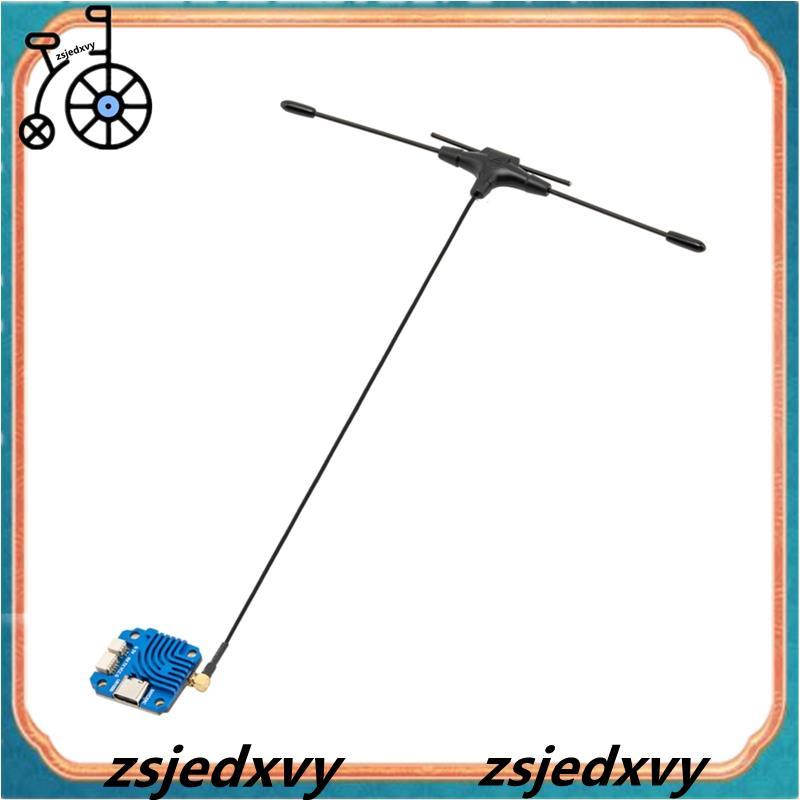 UR1000 ELRS ตัวรับสัญญาณ Dual-Band 2.4G/900M High-Power ExpressLRS ตัวรับสัญญาณ 220 มม.T ประเภทเสาอา