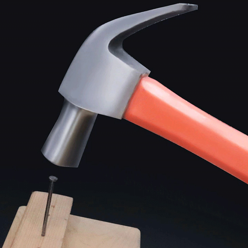 หัวกลม ตอกตะปู ค้อนตอกตะปู แท้ ค้อนหงอน 250 กรัม ทนทานมาก กันลื่น สินค้าใหม่ เครื่องมือช่าง เกรดพรีเมี่ยม - รูปที่ 4