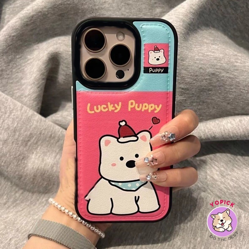 ปัก Poo-Poo สุนัขเคสโทรศัพท์สําหรับ iPhone 17promax 16promax 16plus 16pro 15promax 15plus 14plus 13 14 พร้อม pud หนังหุ้มปลายลึงค์รูปแบบ 14 ป้องกันการล่มสลายนักเรียนหญิงตัด GBD ราคา ถูกที่สุด ดีลบีเคเค แกลเลอรีภาพที่ 7