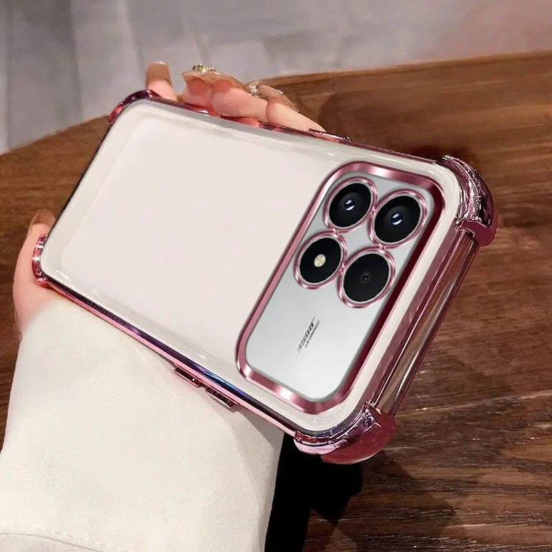 RedmiK90ProMax กรณีชุบใสปลอกใสนุ่มสําหรับ Redmi K90 Pro Max K90Pro K90ProMax กันกระแทกป้องกันปกหลัง