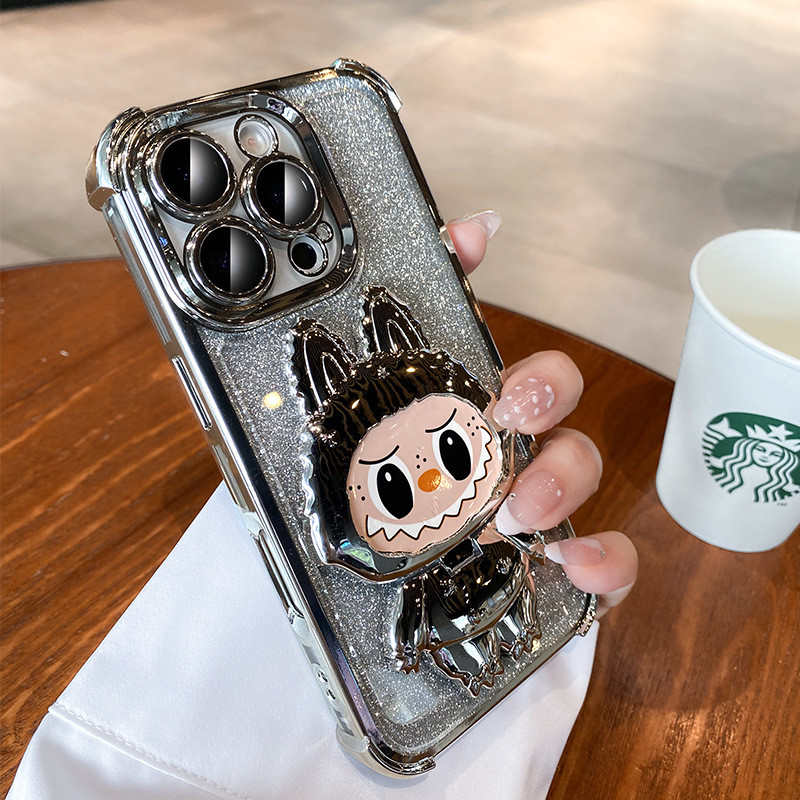 Mirror Bracket for Apple 17 Phone Case Iphone15promax Lens Protector 14 Drop-Resistant 13 Cartoon 12