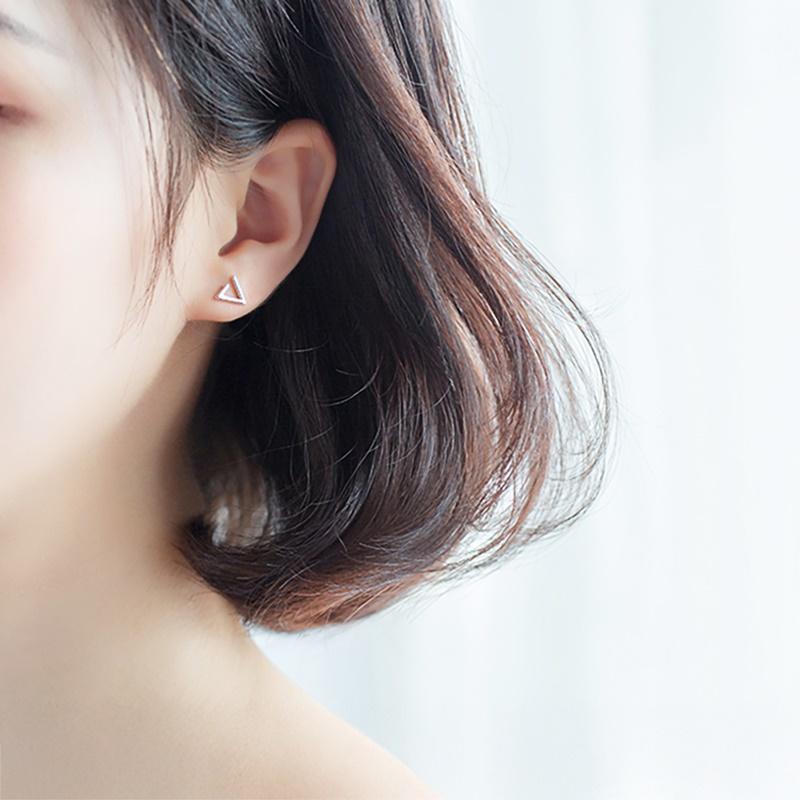 Prism Earrings ต่างหูเงินแท้ S925 [MERCELO] - รูปที่ 2