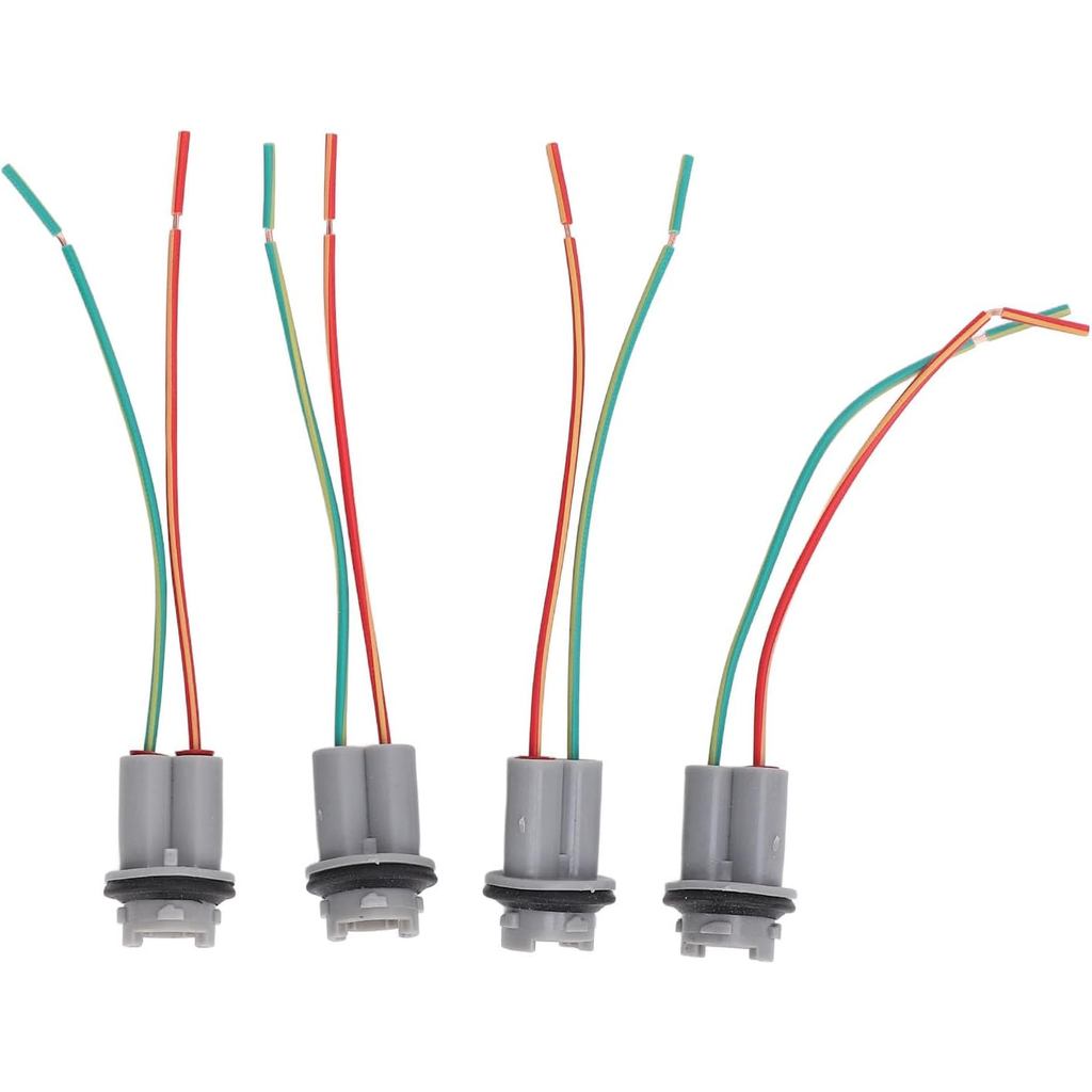 4ชิ้นหลอดไฟซ็อกเก็ตสายไฟสายรัดซ็อกเก็ตเชื่อมต่อสําหรับฐานลิ่ม901 902 904 906 908 909 912 914 915 916