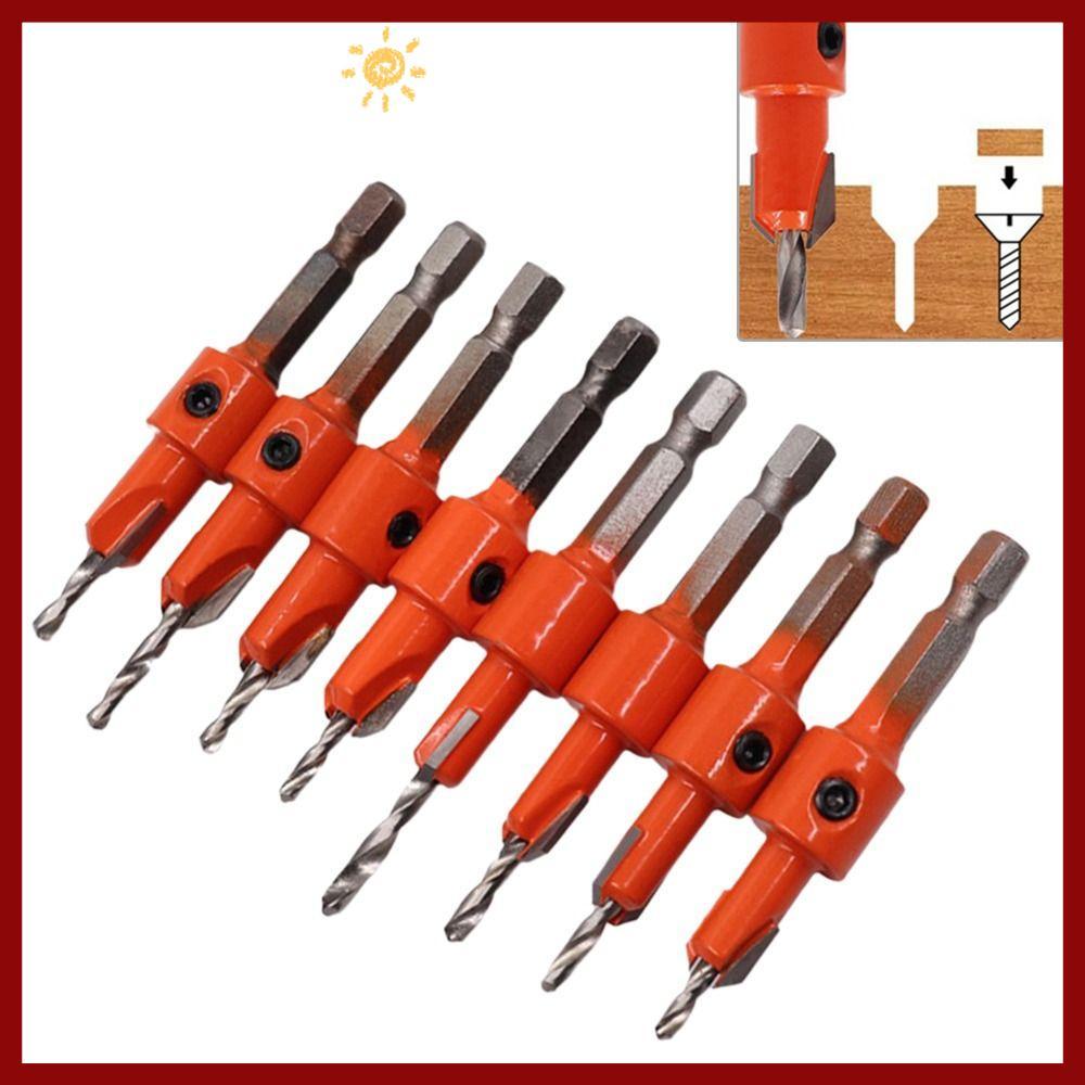 PTKFPT09 Countersink เจาะ Bit เจาะเครื่องมือไม้โลหะเครื่องตัดรูเจาะเครื่องมือเจาะ Bit