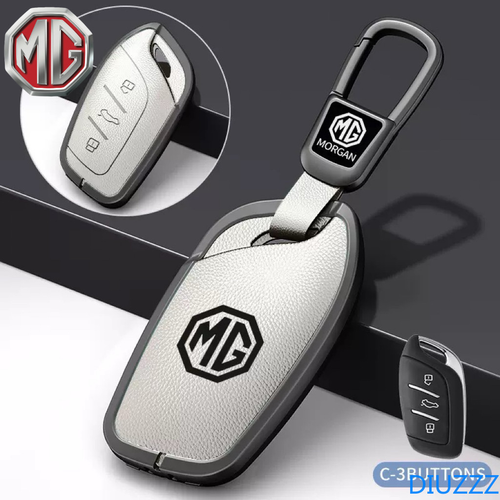 สําหรับ MG Ev mg4 HS GT ZS ZX MG5 MG6 สังกะสีหนังกุญแจรถกรณี Shell ผู้ถือพวงกุญแจสําหรับ MG3 MG5 MG6