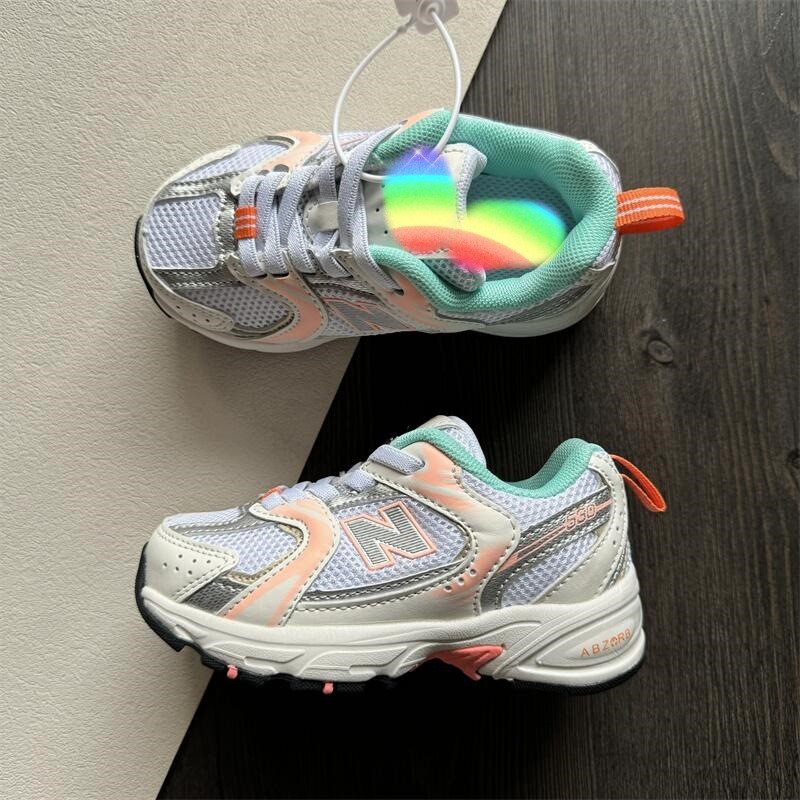 รองเท้าเด็ก NB530 พื้นนุ่มแบบวีลโคร มีตาข่ายระบายอากาศ สำหรับเด็กทั้งชายและหญิง