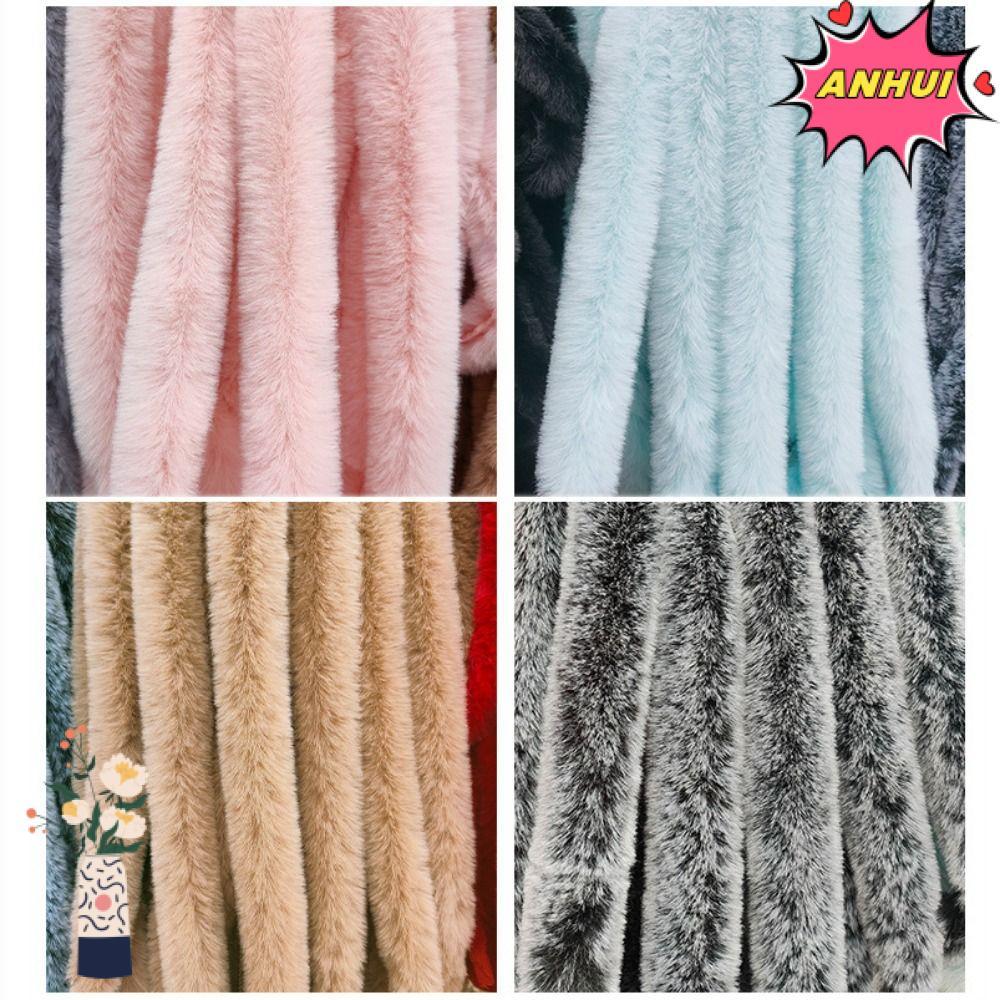 ANHUITYJ Fluffy Trim, Stage Costume 1M Faux Fur Ribbon Tape
