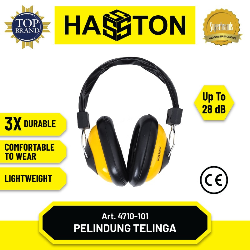 ผ้าคลุมหู Hasston / อุปกรณ์ป้องกันหูทํางาน / SAFETY Earmuff