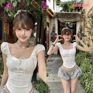 Hotpink ส่งจาก Bangkok🔥สาวฮอต ทรงเข้ารูป เสื้อยืดคอเหลี่ยม เ…