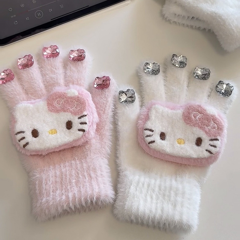 ถุงมือกันหนาวคิตตี้แฟชั่นเหมาะกับสภาพอากาศหนาวเย็น