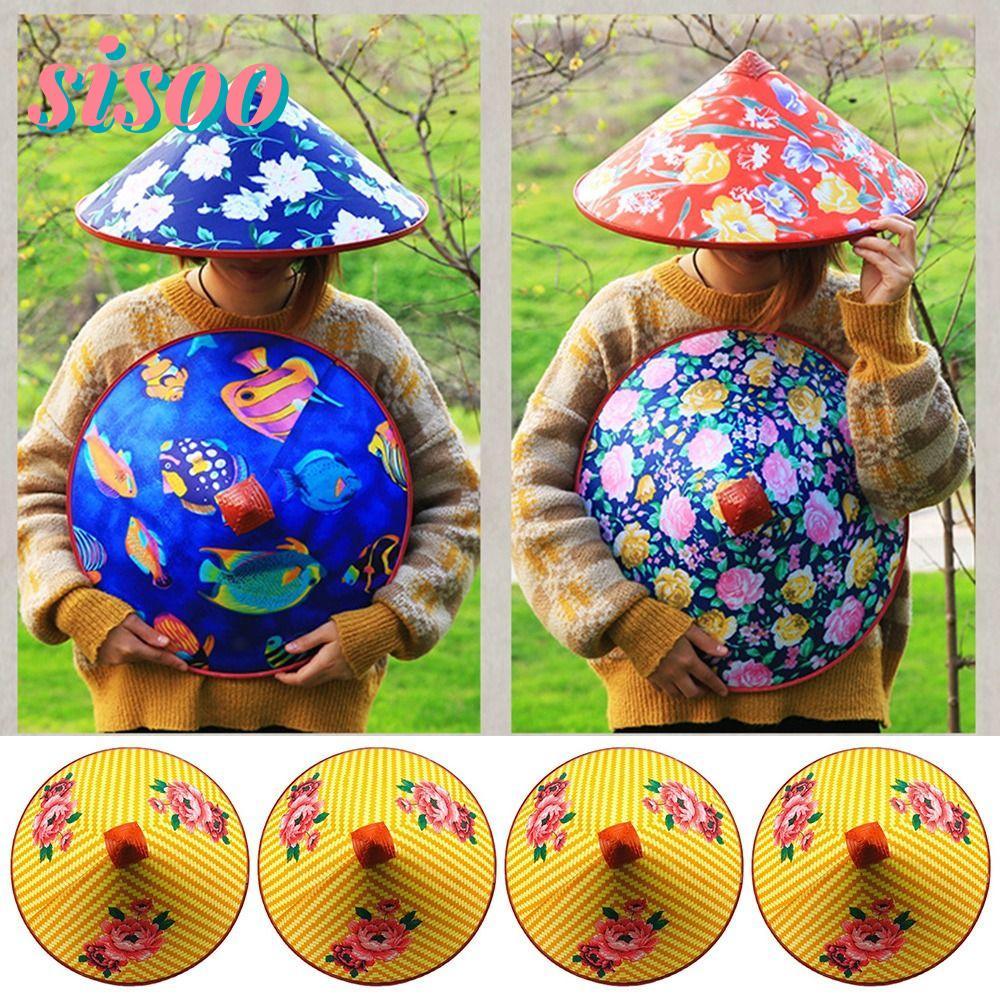 SOO Mexican Pompom Hat Hawaiian Style Wedding Costume Show Straw Wear