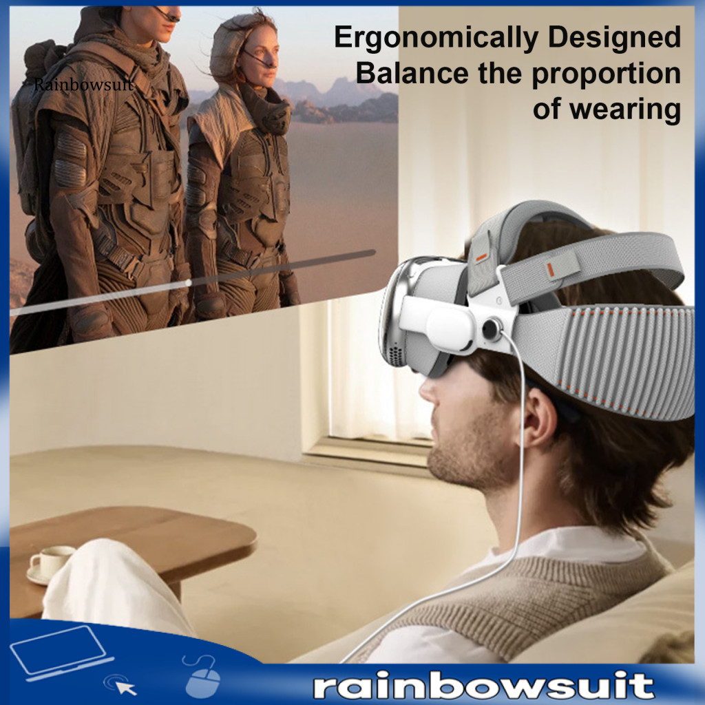 [RB] Vr อุปกรณ์เสริมปรับ Vr สายคล้องคอสําหรับ Vision Pro สบายติดตั้งง่ายที่ดีที่สุด VR อุปกรณ์เสริมส