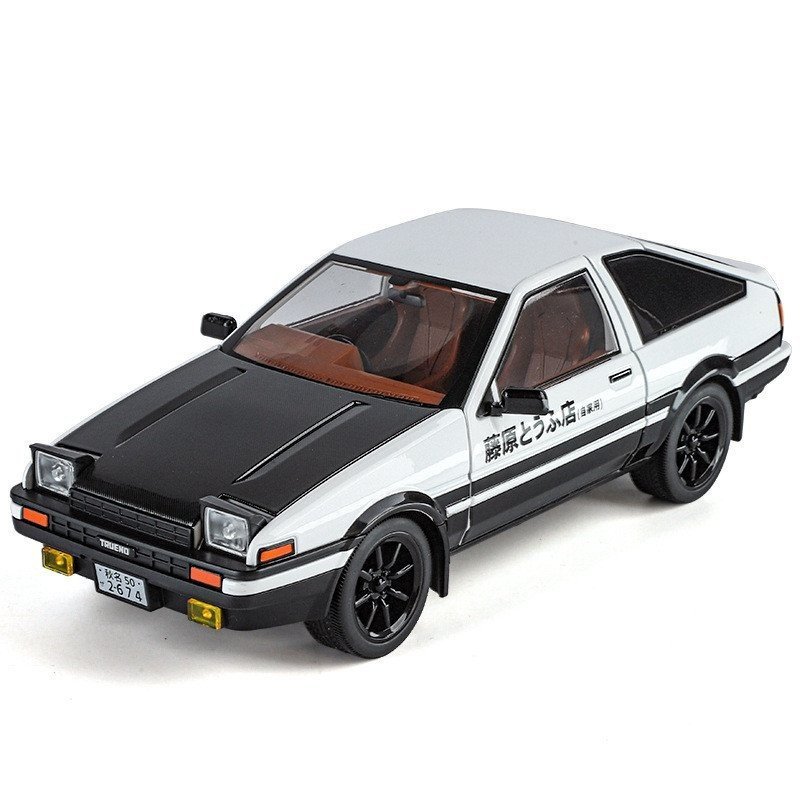 1: 18AE86 Initial D รุ่นรถเต้าหู้ตกแต่งภายในรถ Cafe ตกแต่ง Chenghai Shipping