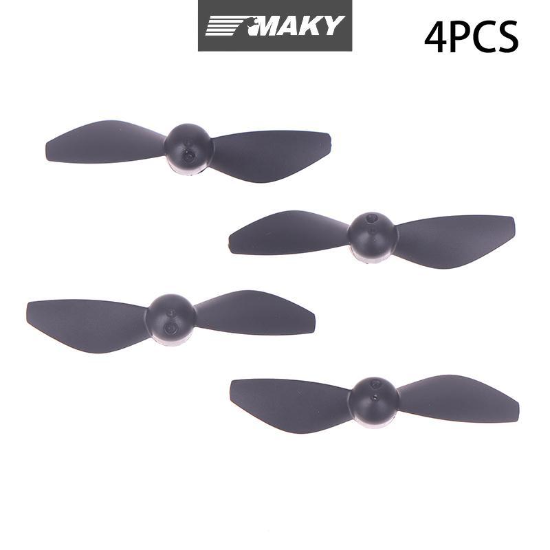 [MAKY] 4PCS เครื่องบินอะไหล่ใบพัดใบพัด V66 I1 Pro CZ06 Mini GT3 RC อะไหล่ใบพัด TH