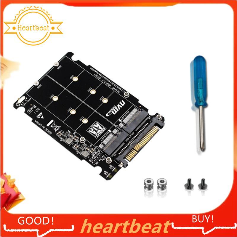 M.2 SSD ถึง U.2 อะแดปเตอร์ 2in1 M.2 NVMe และ -Bus NGFF SSD ถึง PCI-E U.2 SFF-8639 อะแดปเตอร์ PCIe M2