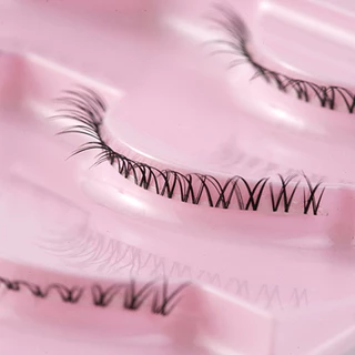 Under Eyelashes Daily Makeup Manga Natural Wispy 5 คู่ก้านโปร่งใส