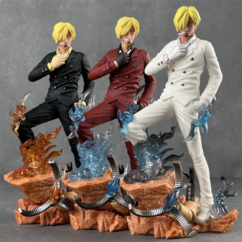 24 ซม. ONE PIECE Sanji คอสเพลย์ Luffy Action Figure รุ่น