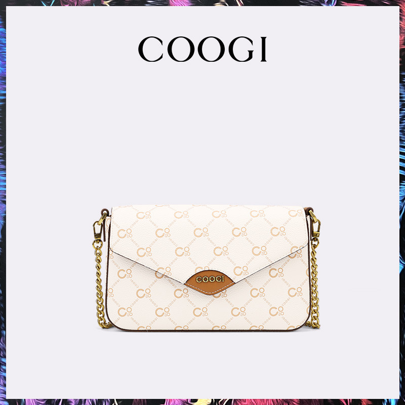 กระเป๋าสะพายข้าง COOGI กระเป๋าผู้หญิง 2024 ใหม่ล่าสุด กระเป๋า COOGI กระเป๋าสะพายข้างผู้หญิงลายพิมพ์ห