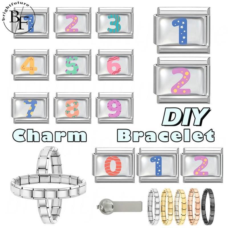 สร้อยข้อมือเสน่ห์อิตาลี ขนาด 9 มิลลิเมตร สแตนเลส สำหรับทำเอง สไตล์วินเทจ