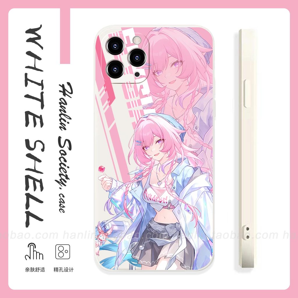 Honkai Impact 3rd Elysia Case iPhone 17 16 iPhone 15 14 13 12 11 Plus Pro Max X SE 7 6 TPU Clear Cas