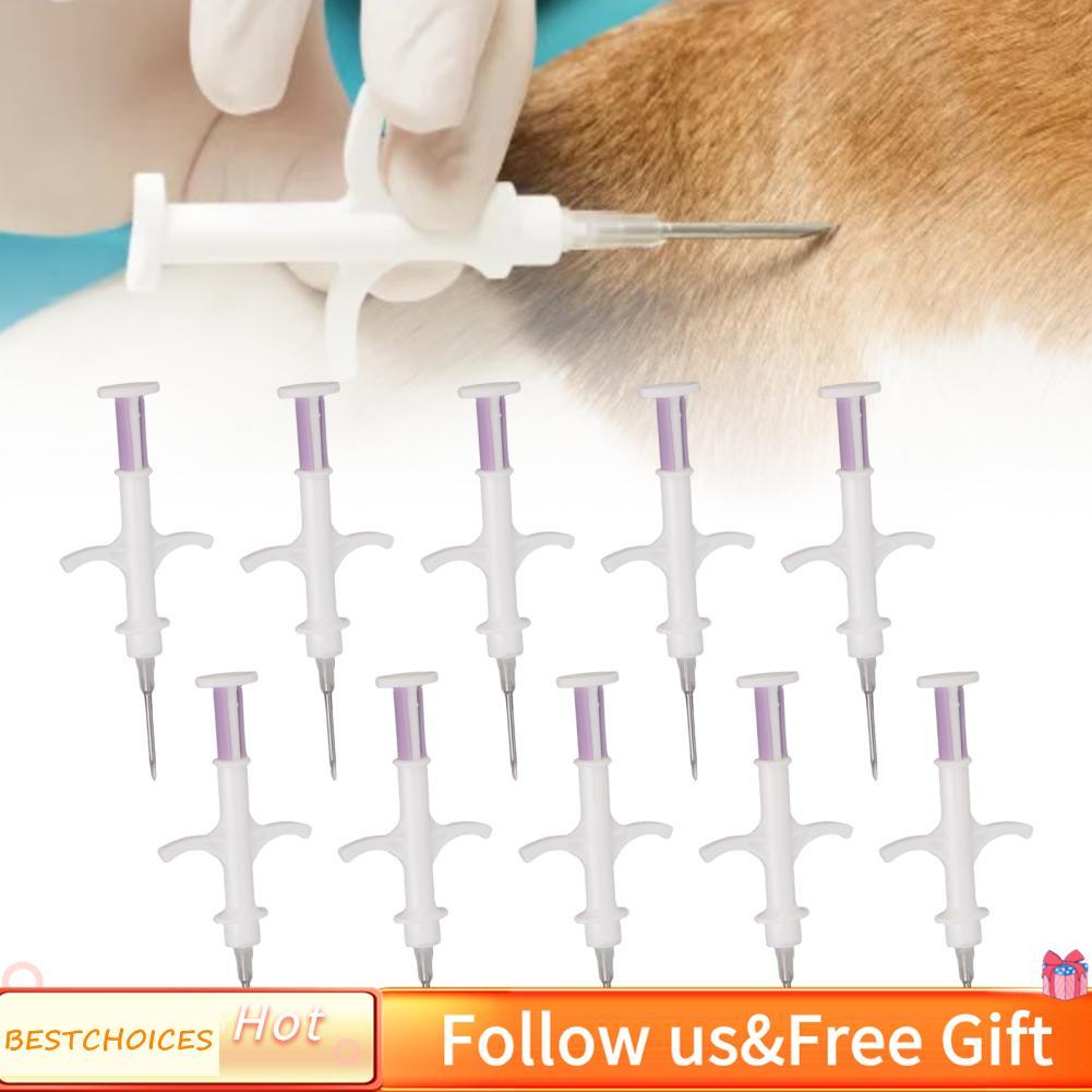 Bestchoices Bestchoices ciciglow 10 Pack Universal Pet Microchip IS011784/5 FDX - B 134.2kHz 125KHz 