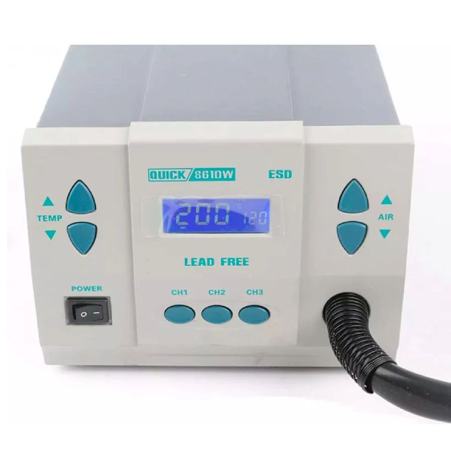 NewtQuick 861DW เครื่องเป่าลมความร้อนสำหรับงานบัดกรีและซ่อม PCB